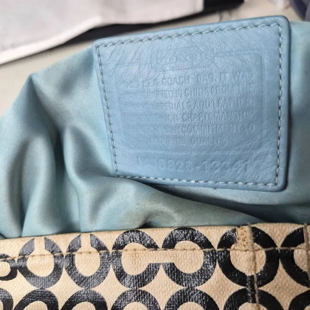Coach Leah Op Art shoulder bag